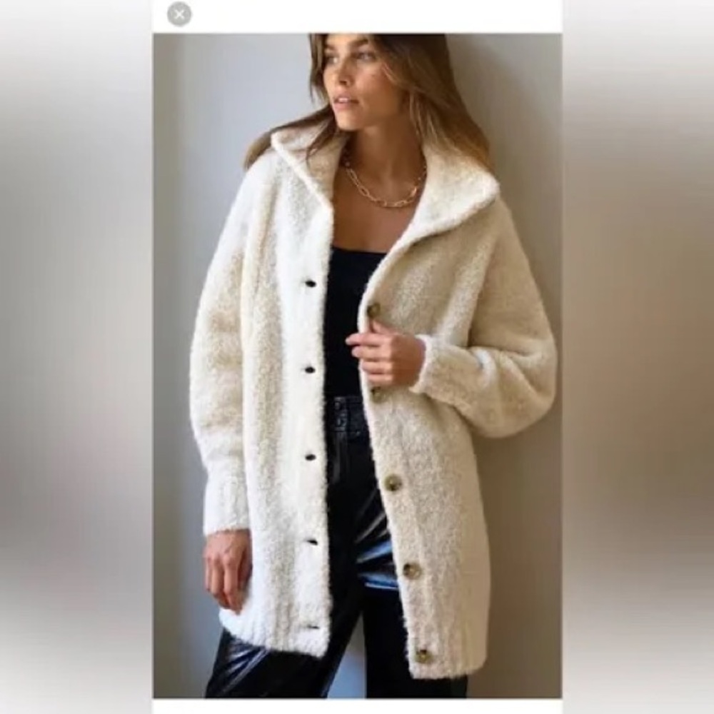 NWOT Wilfred Lambswool Cardigan, size large